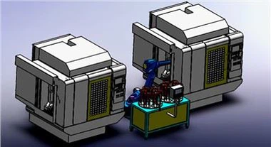 RBR616 Робот за обслужване на машини